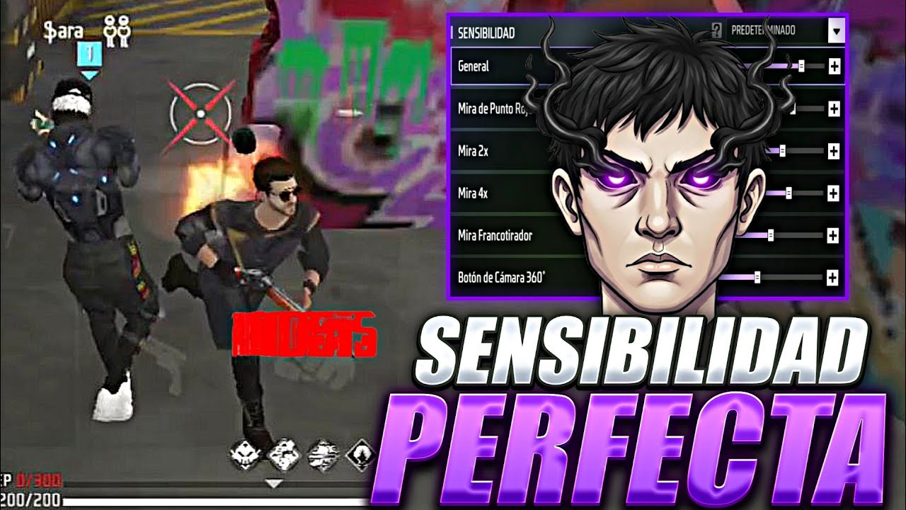 ✅SENSIBILIDAD PERFECTA PARA DAR TODO ROJO EN FREE FIRE ☠️ + BOTON DE DISPARO 🎯"SIN DPI"