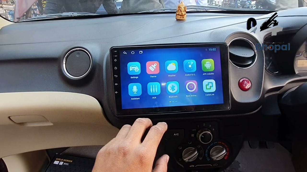 Honda old Amaze car Android 9 inch front and rear camera HD