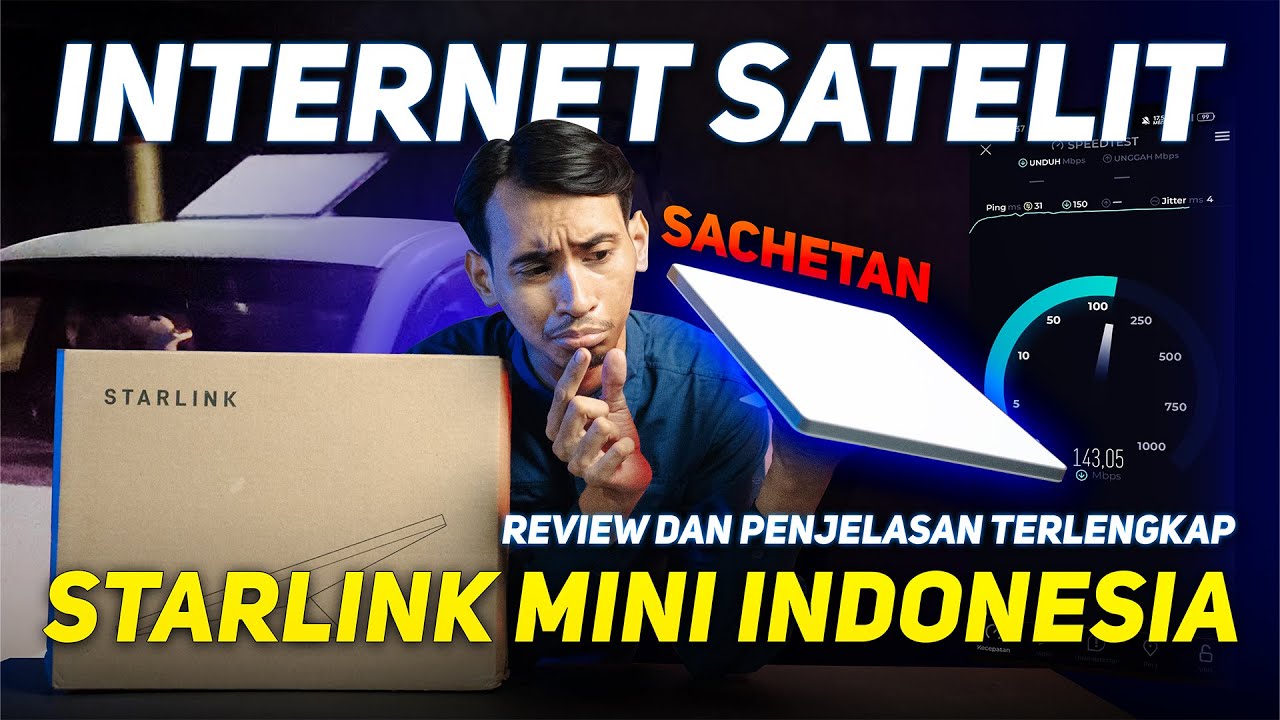 STARLINK MINI !! REVIEW , INTERNET CEPAT DARI LANGIT TERKECIL, DIMANAPUN KITA BERADA !!