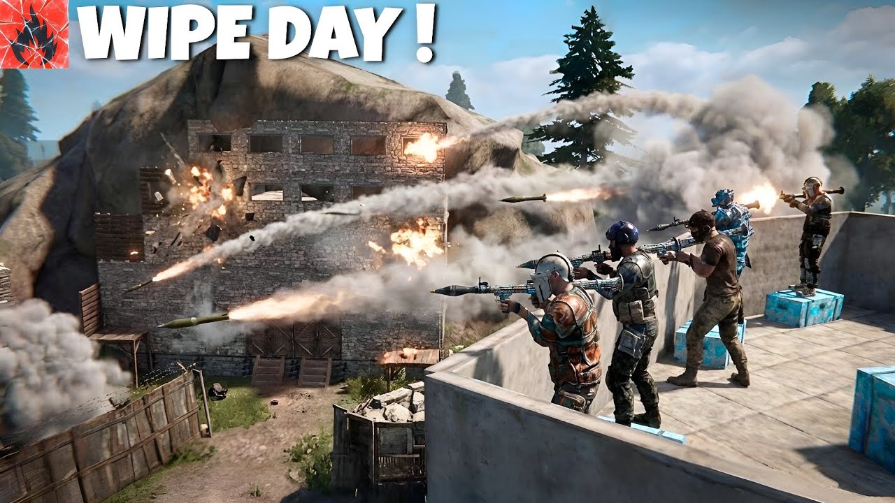 Team RAIDS on Wipe Day & CHAOS in the Last Hours Of Wipe | Oxide: Survival Island
