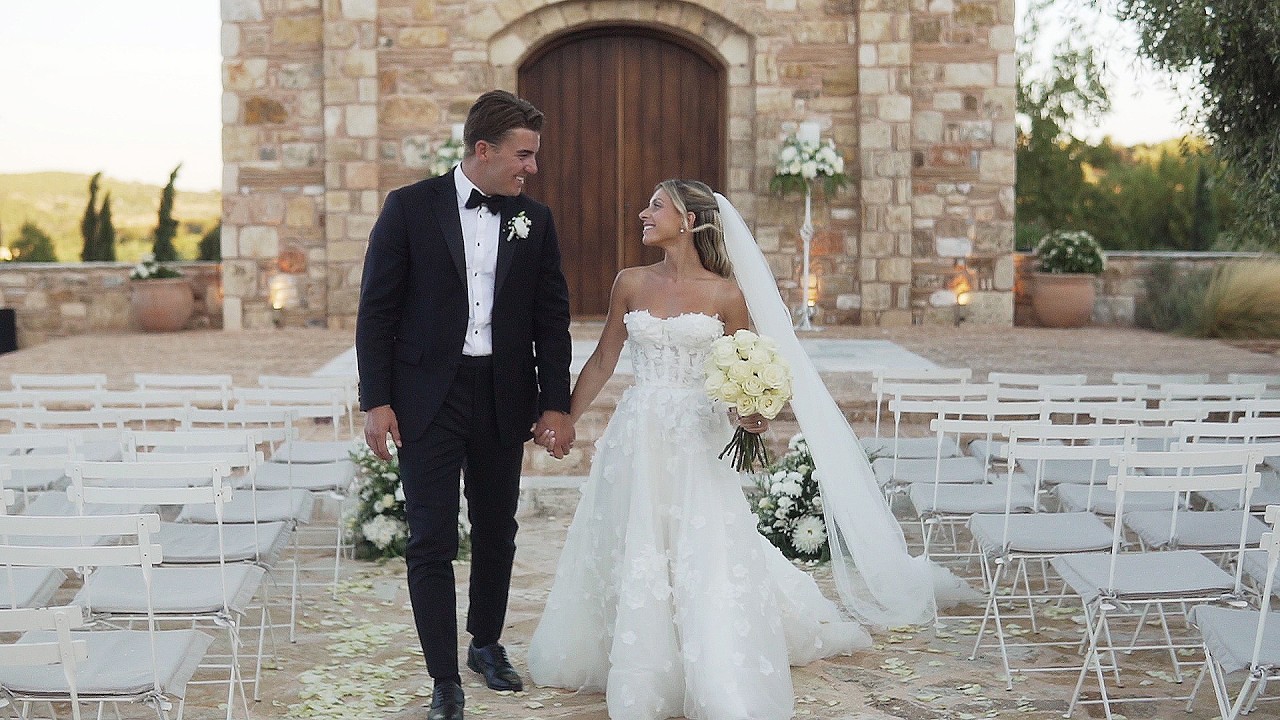 Pyrgos Petreza Athens Wedding Film 4K | Luxury Wedding Videographer Athens