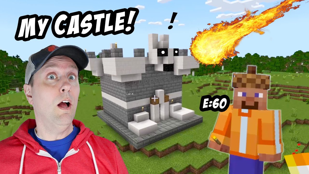 Someone Blew Up My Squastle in Minecraft? Episode 60: Castle Building!