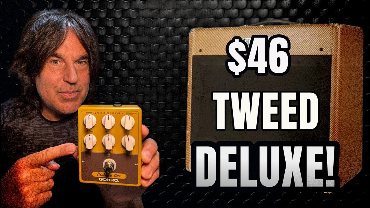 🔥 Can a $46 Pedal Sound Like a Fender 57 Deluxe? Gokko Vintage Drive Demo w: Suhr Strat 💥 