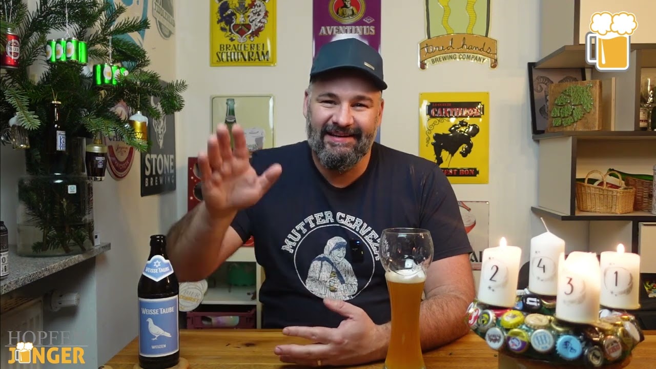 Bierothek Adventskalender 2025 - T&uuml;rchen 19: Wei&szlig;e Taube