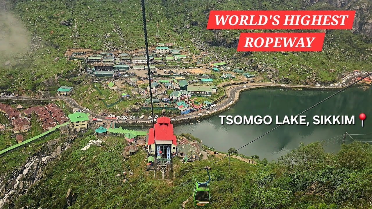 ❤️WORLD'S HIGHEST ROPEWAY!❤️ Tsomgo Lake Ropeway, Sikkim | Best places to visit in Sikkim #travel