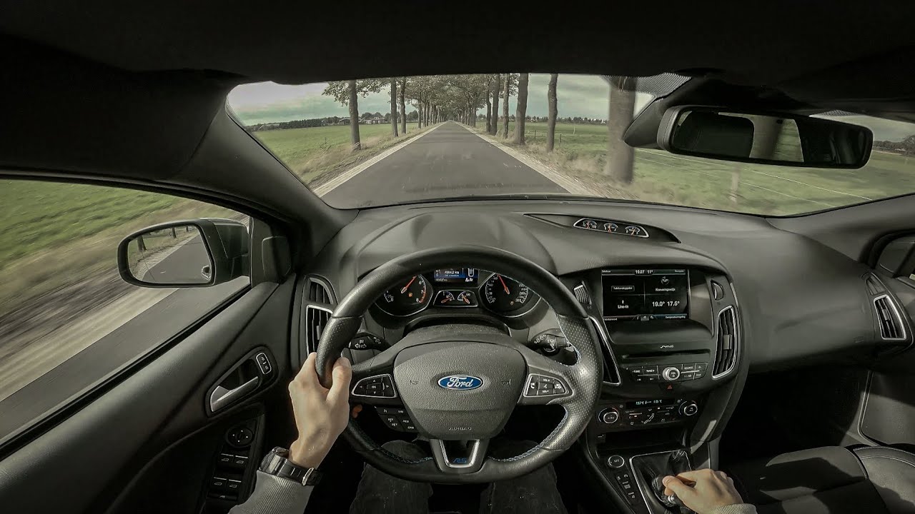 Ford Focus RS 2.3 Turbo 350HP MK3 POV,DAILY DRIVE, LOUD EXHAUST,LAUNCHCONTROL (ST,FIESTA,MUSTANG,GT)