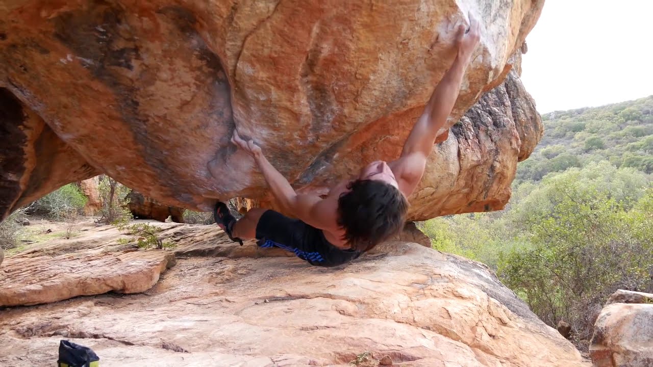 Black Shadow, 8a+. Rocklands