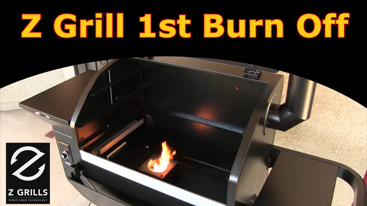 How To Break In A Z Grill - 1st Burn Off - Z Grill 10002B Review