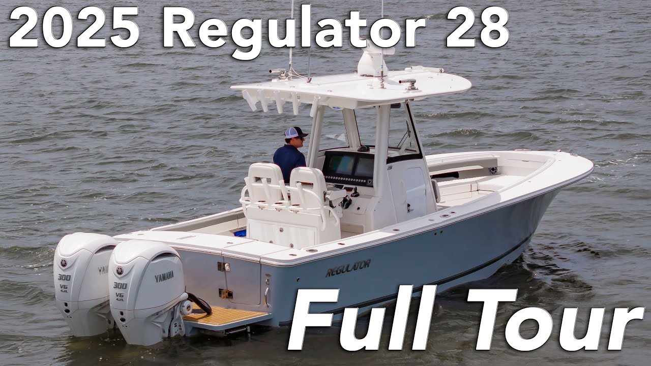 2025 Regulator 28 with Twin Yamaha 300s, Full Tour
