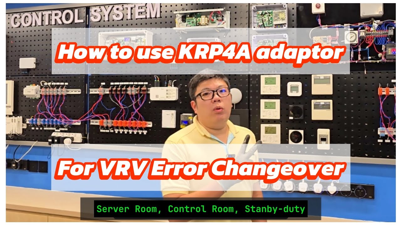 How to use KRP4A adaptor for Error Changeover in VRV System, PART 2