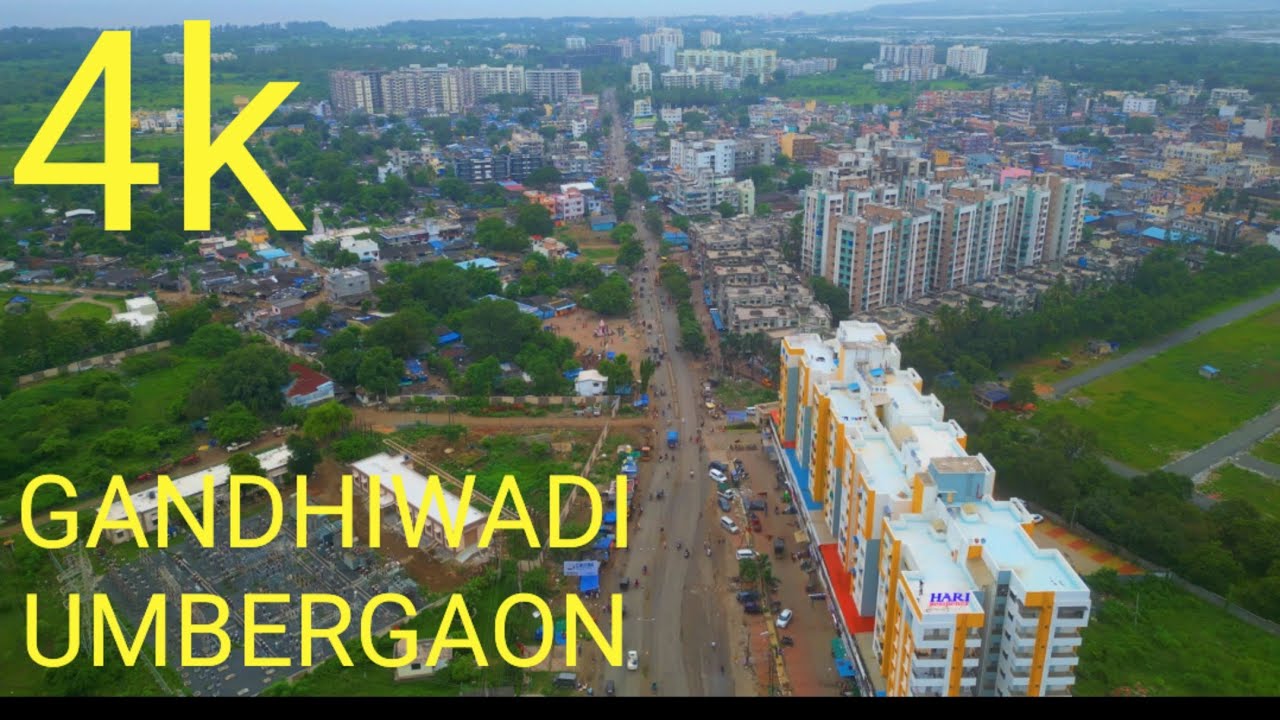 Gandhiwadi Umbergaon  drone view
