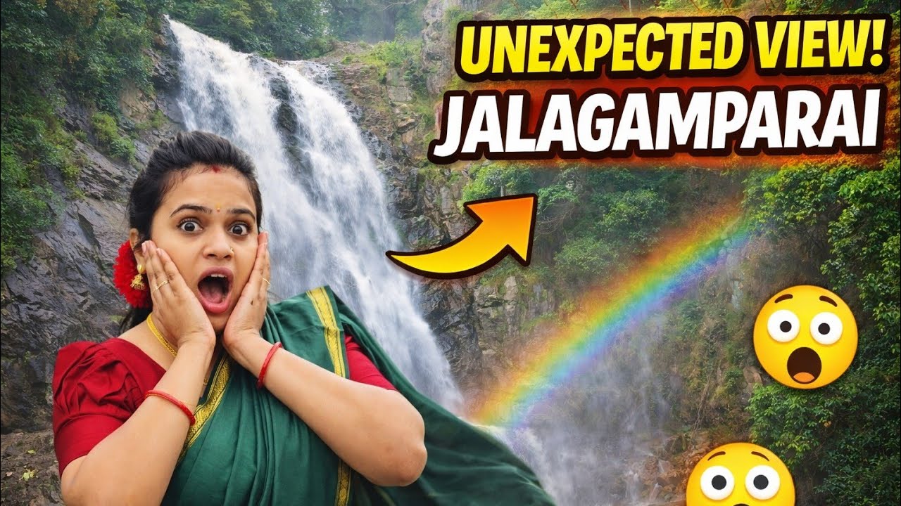 Unexpected View At Jalagamparai Waterfall 😱 | Full Travel Experience