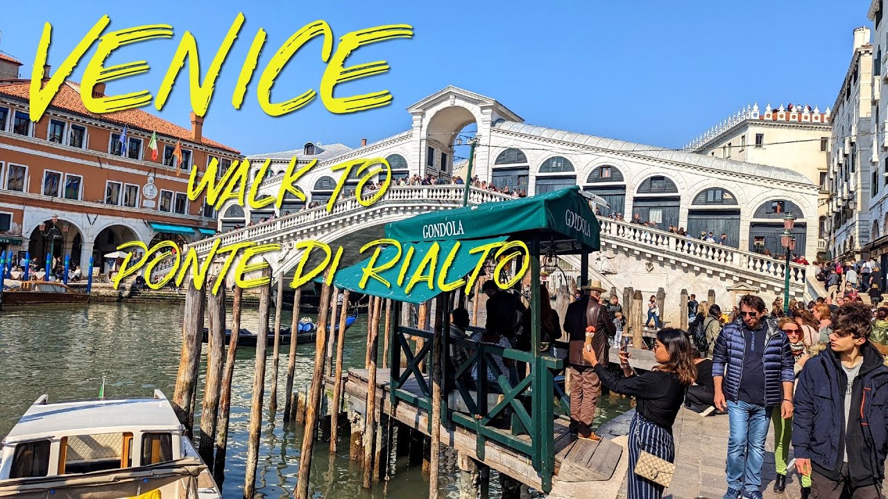 Venice Italy 🇮🇹 Train Station to Rialto Bridge Walking Tour