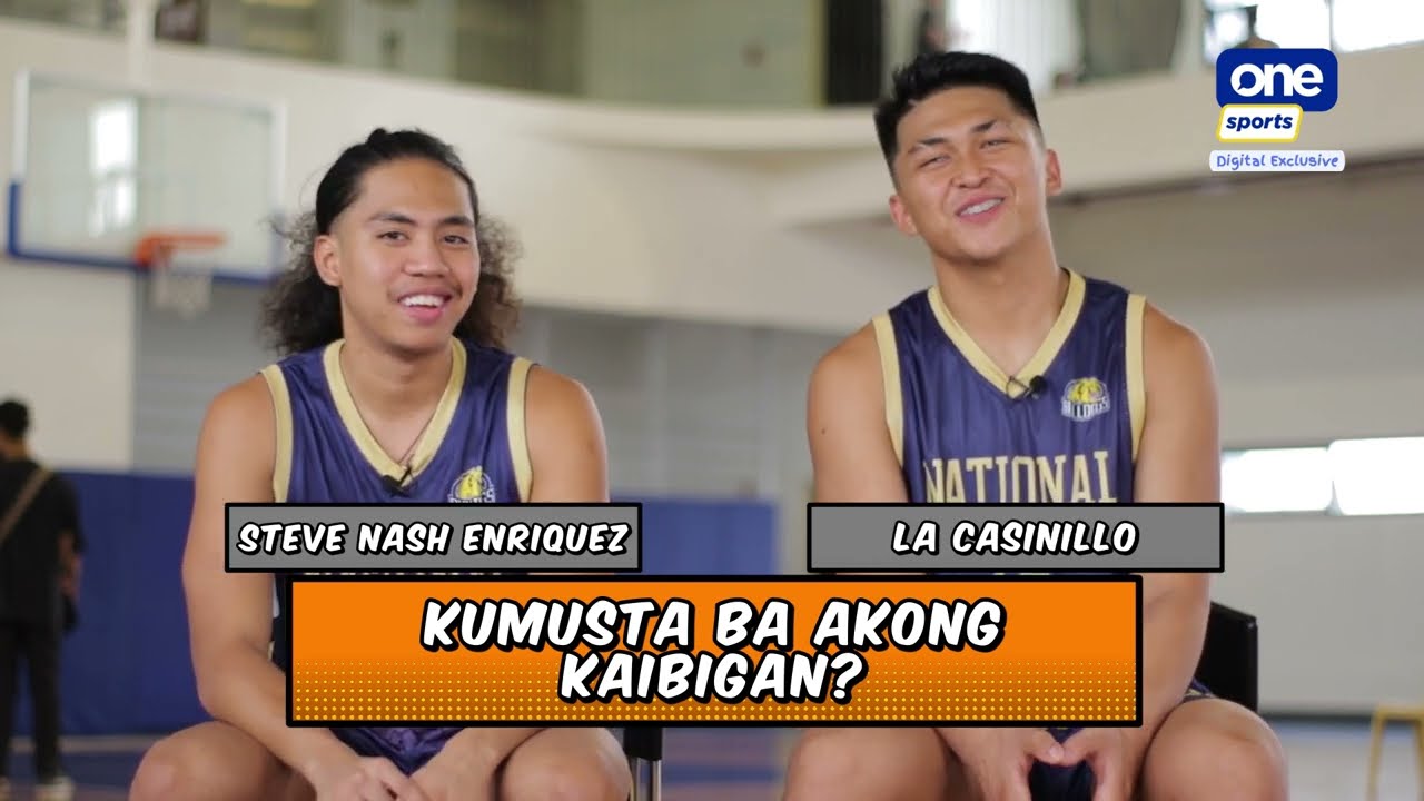 Steve Nash Enriquez and LA Casinillo - UAAP Best Buds