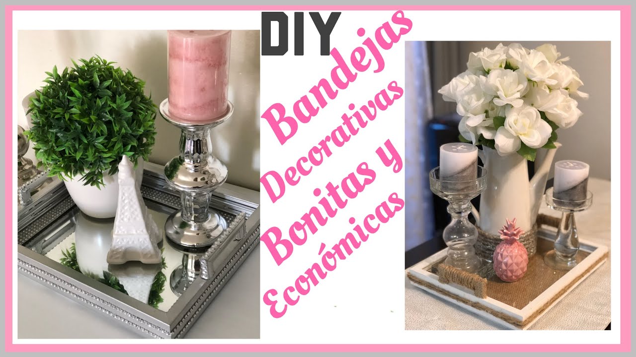 Cómo hacer tus propias bandejas decorativas elegantes y económicas
