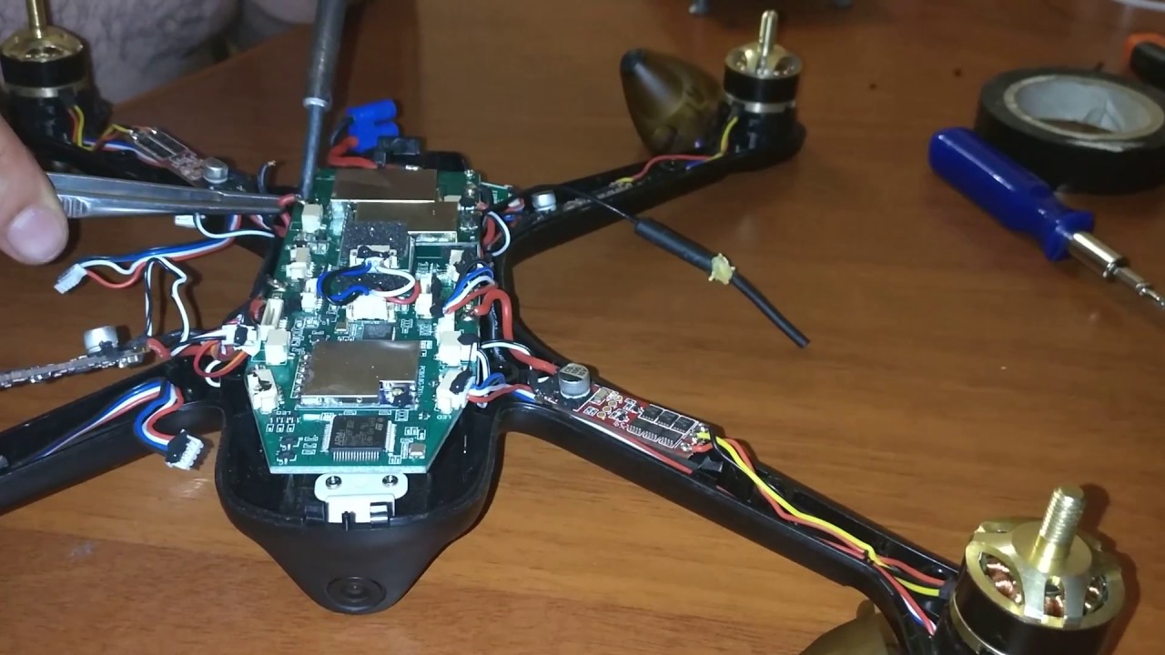 Hubsan h501ss  Вынос антены на корпус
