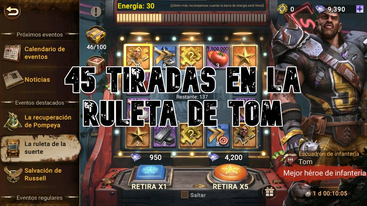Ruleta de Tom DoomsDay Last Survivor Español