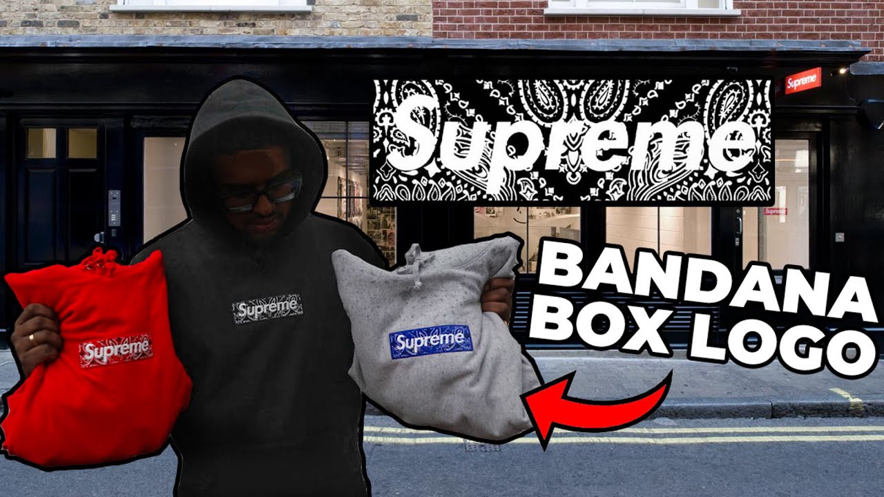 COPPING THE SUPREME BANDANA BOX LOGO HOODIE! (SPENT OVER $2000!)
