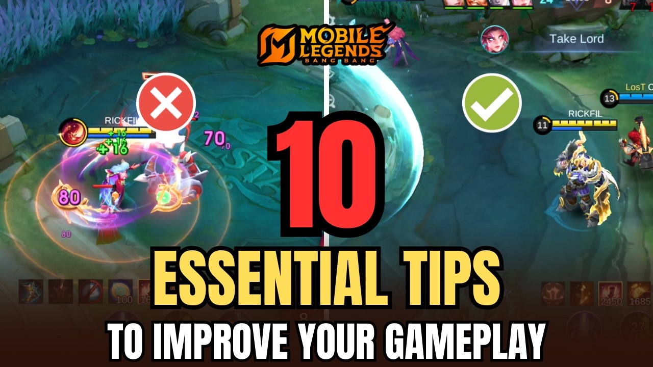10 Simple Tips to Improve Your Gameplay & Win More Games | Mobile Legends