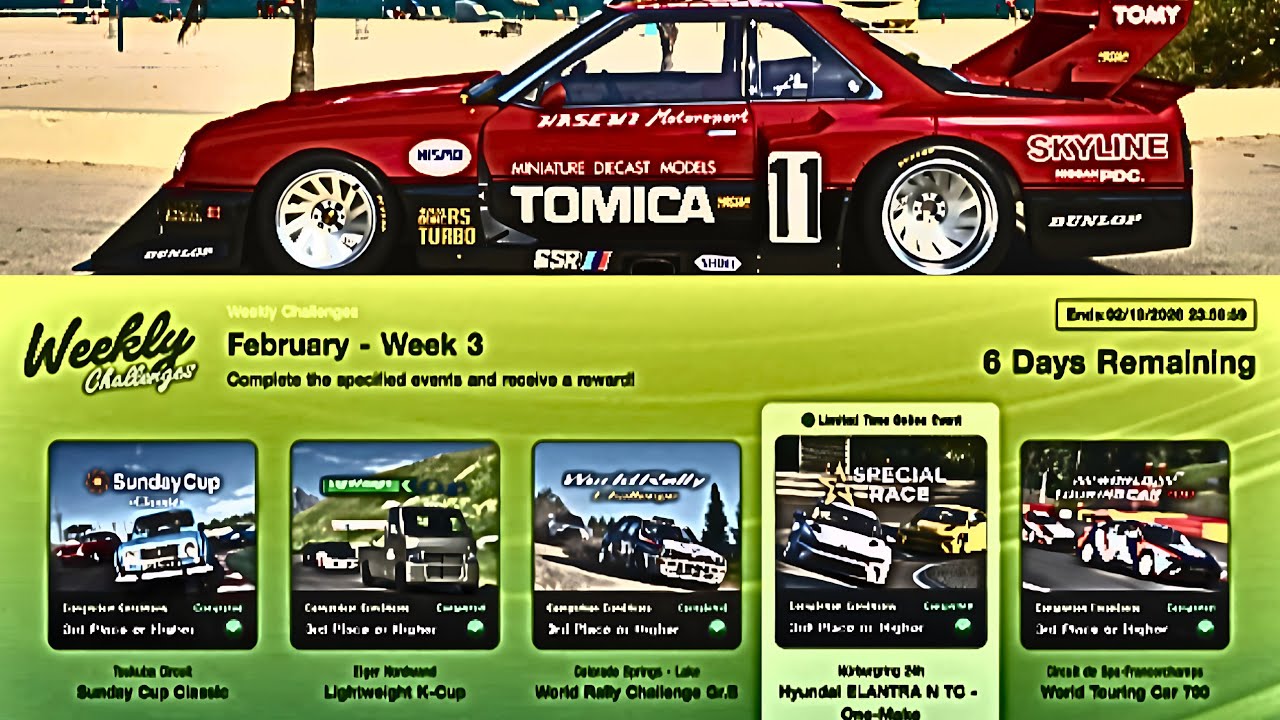 GT7|Weekly Challenges|February week 3|V1.67