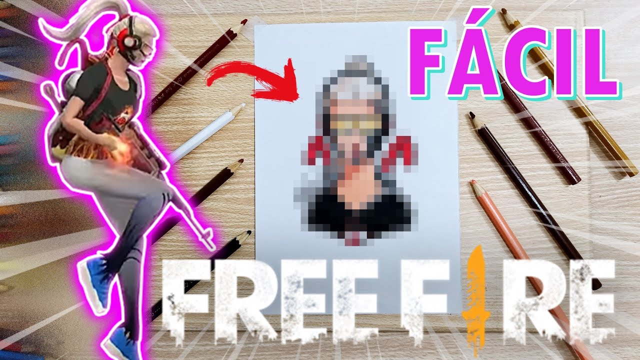 COMO DESENHAR O CARTOON FREE FIRE SKIN DO RUOK FF / RUOK999 - Gilmar Marcel