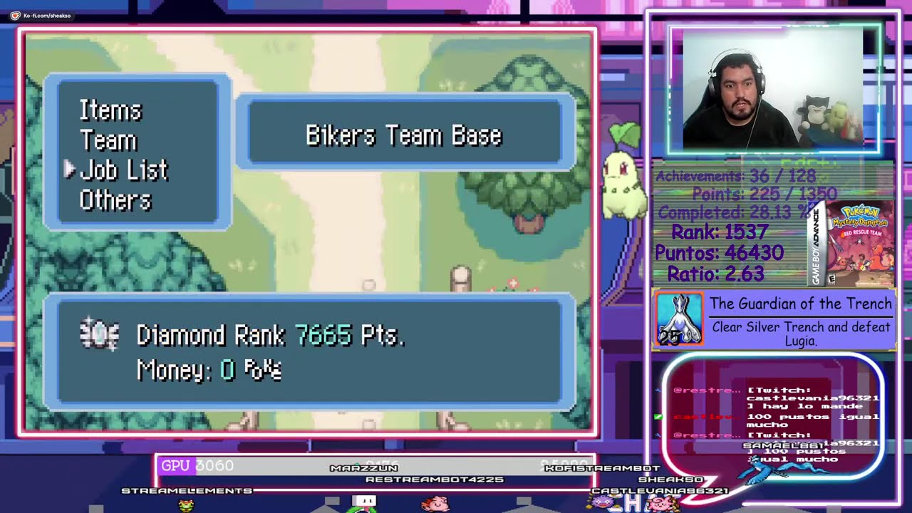 Pokémon Mystery Dungeon: Equipo de Rescate Rojo - Retroachievements - Cheevos - Logros