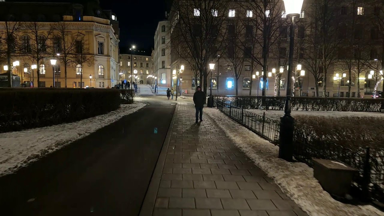 Stockholm kväll 19 February 2026