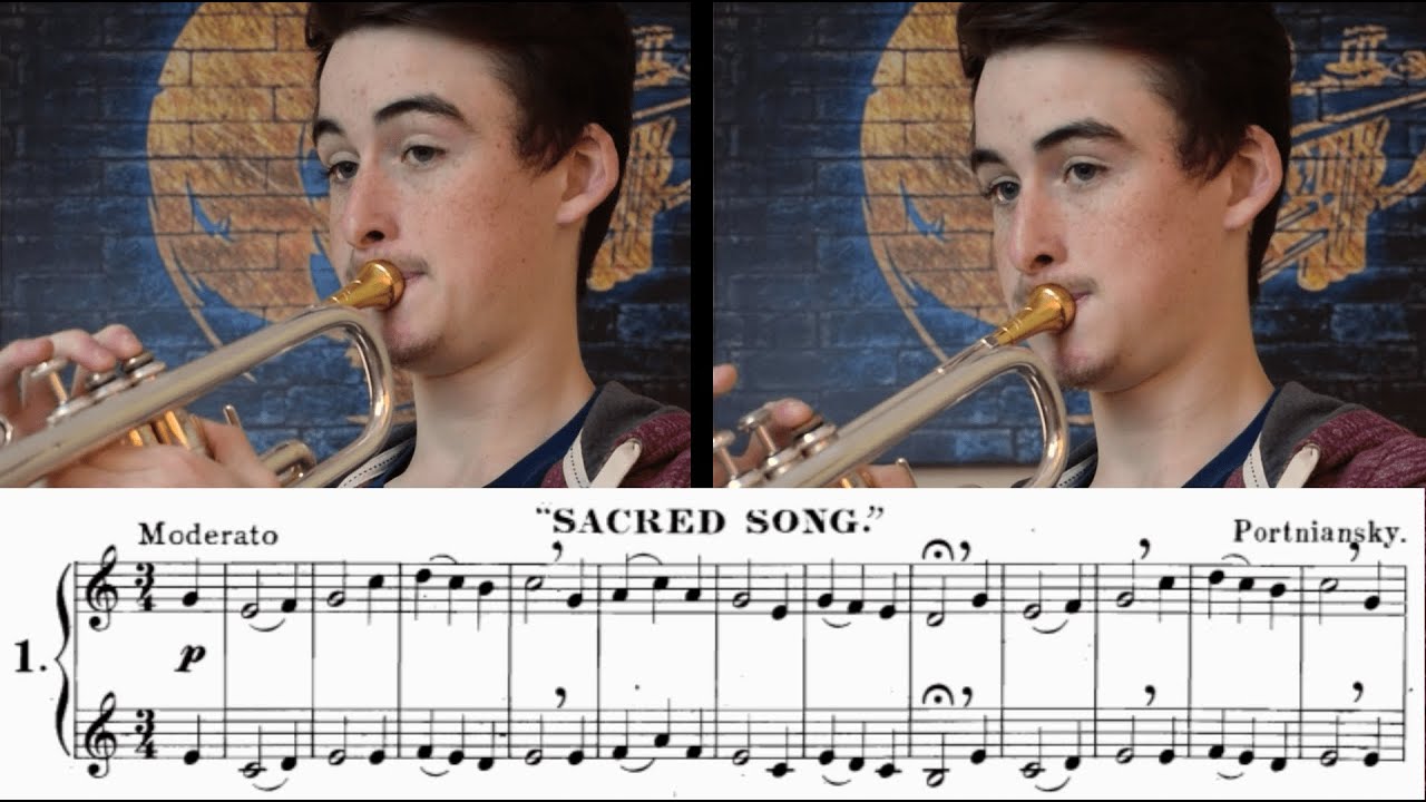 Arban Duet Play Along - “Sacred Song” | 68 Duets for Two Cornets: #1