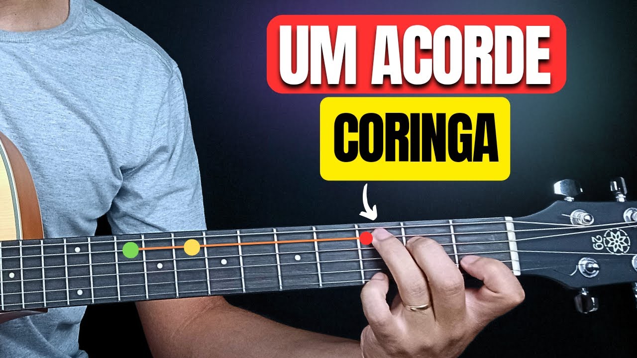 Com APENAS esse formato de acorde você irá tocar MILHARES de músicas no violão | Aula de violão.