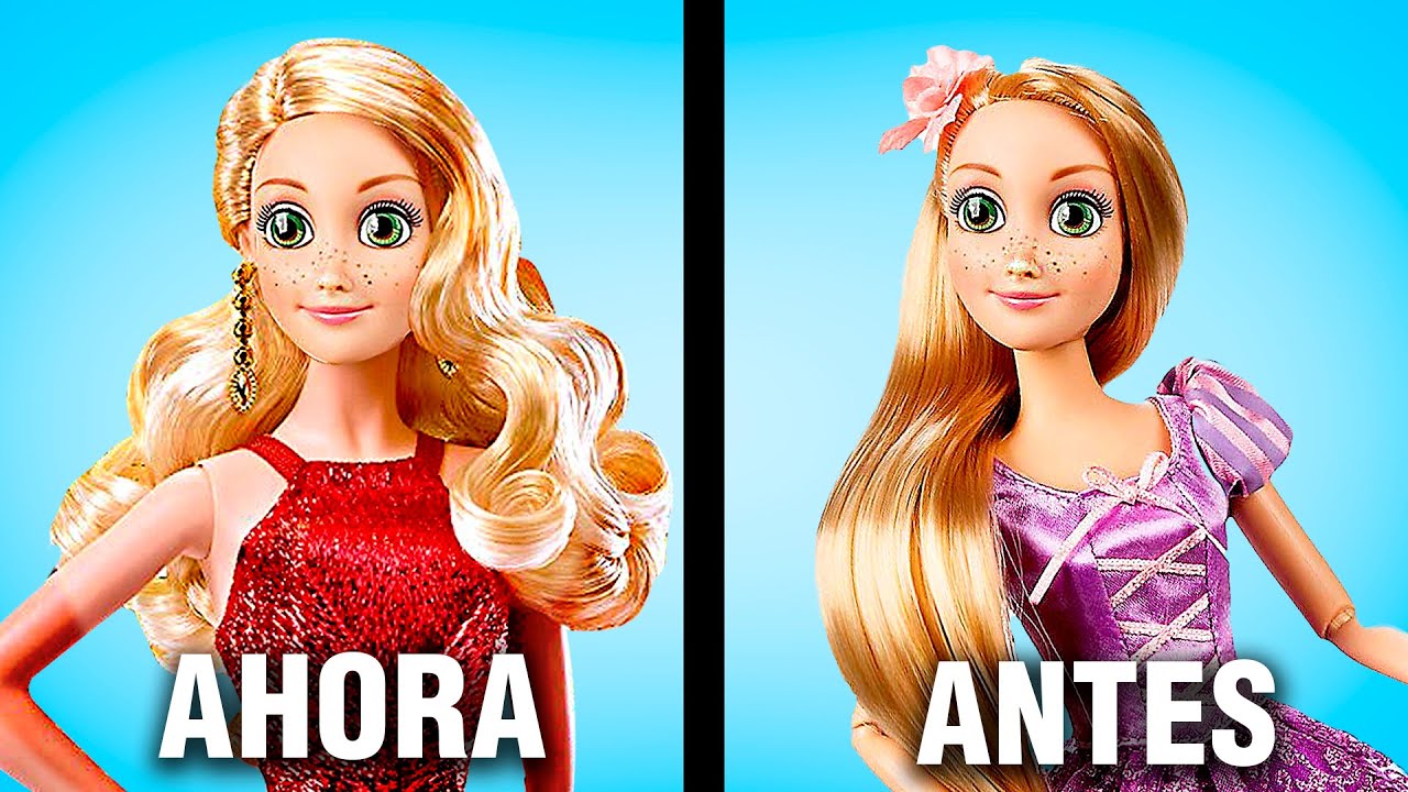 😍 ¡SALÓN de BELLEZA y PELUQUERÍA para RAPUNZEL! │ Princesas Disney Muñecas !