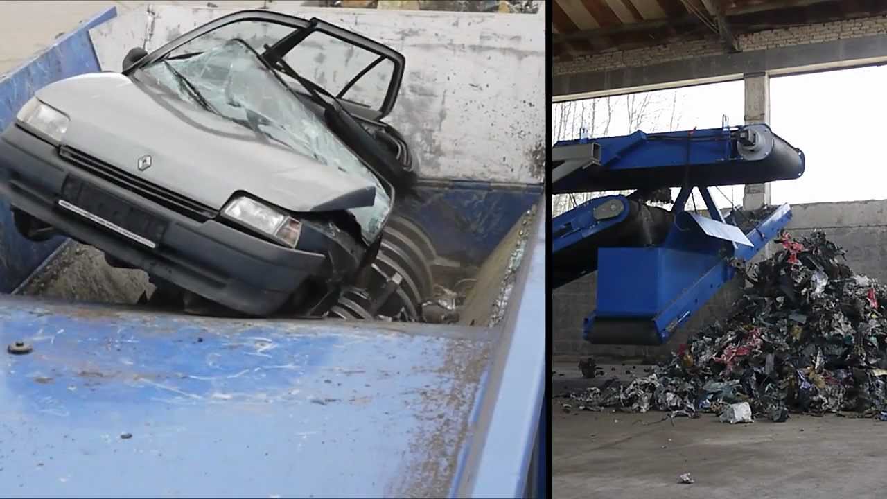 ARJES VZ 950 DK - Autozerkleinerung / car shredding