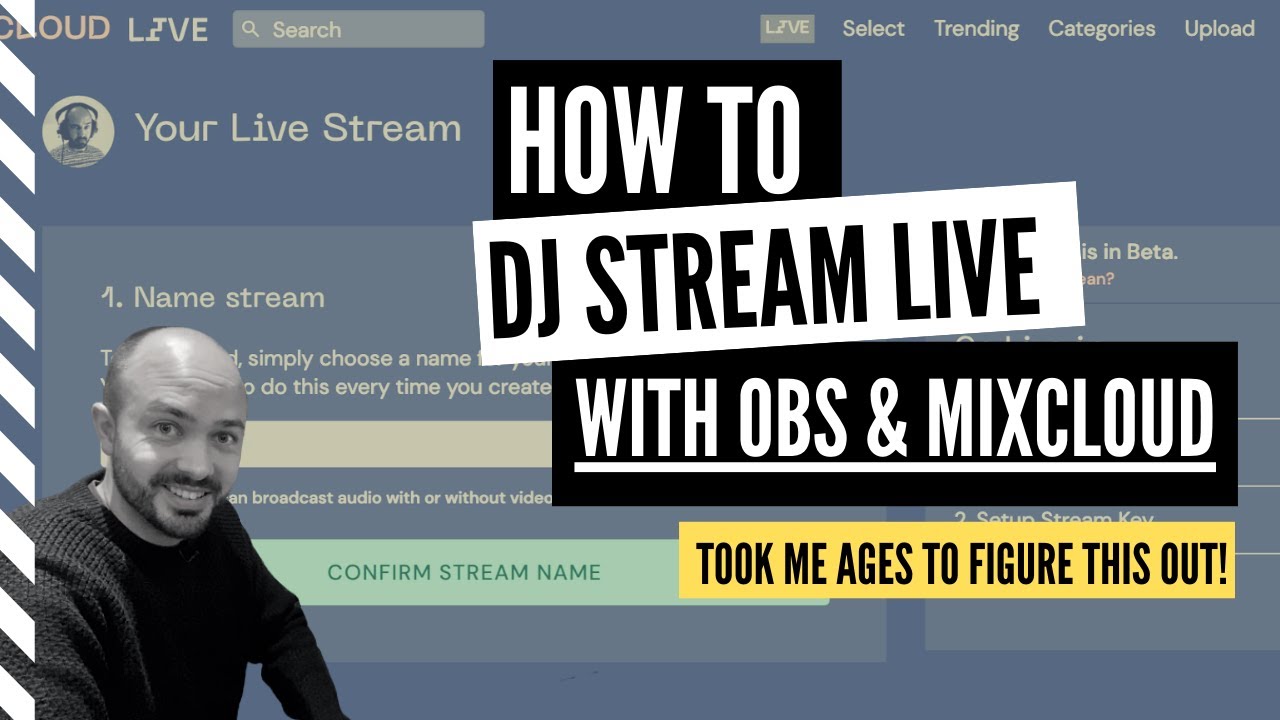 How to DJ Stream Live Using OBS and Mixcloud