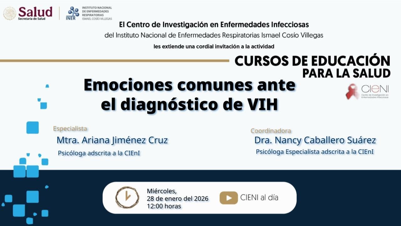 Cursos de Educación para la Salud: Emociones comunes ante el diagnóstico de VIH