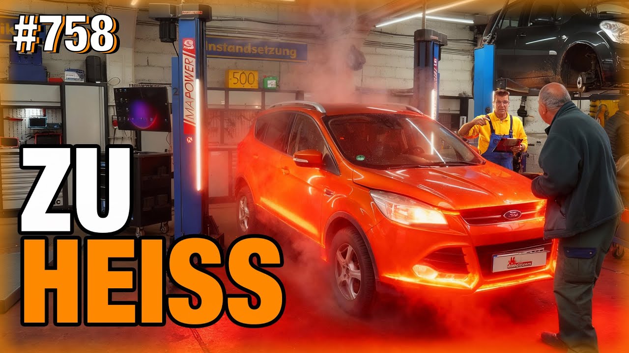 Ford Kuga ÜBERHITZT ständig? 🥵 Kühlsystem-Rätsel gelöst! | WASSERPUMPEN-Tag bei den Docs! 💦