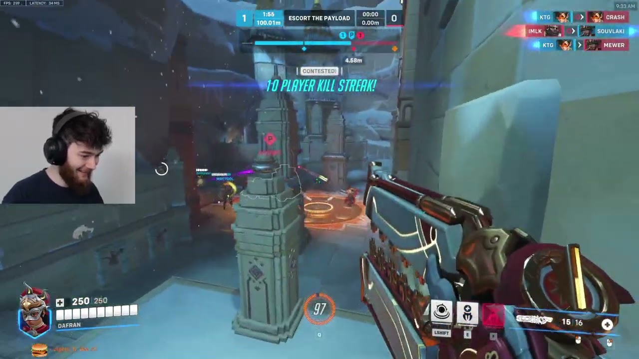 Dafran ILLARI COMPETITIVE Gameplay! [ OVERWATCH VOD Replays ]