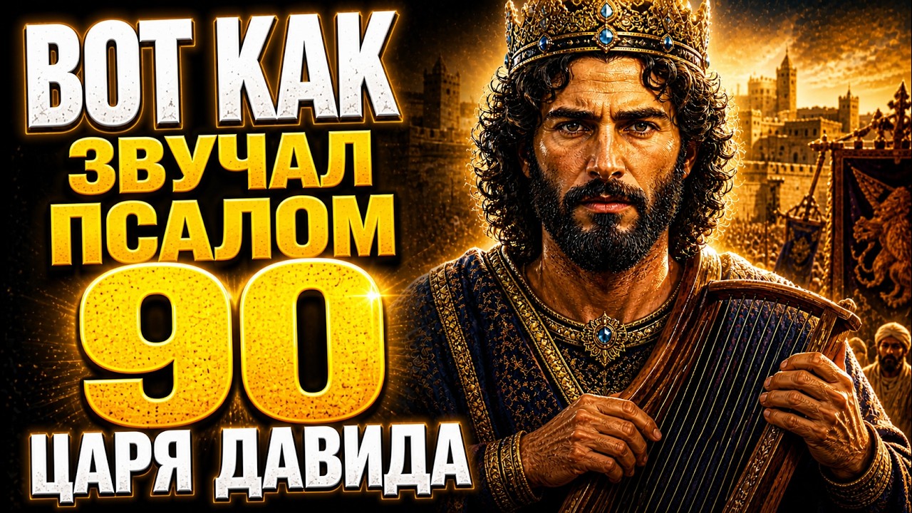 ВОТ КАК ЗВУЧАЛ Псалом 90 Царя Давида в Древнем Иерусалиме 👑 КАК Ты НИКОГДА НЕ СЛЫШАЛ