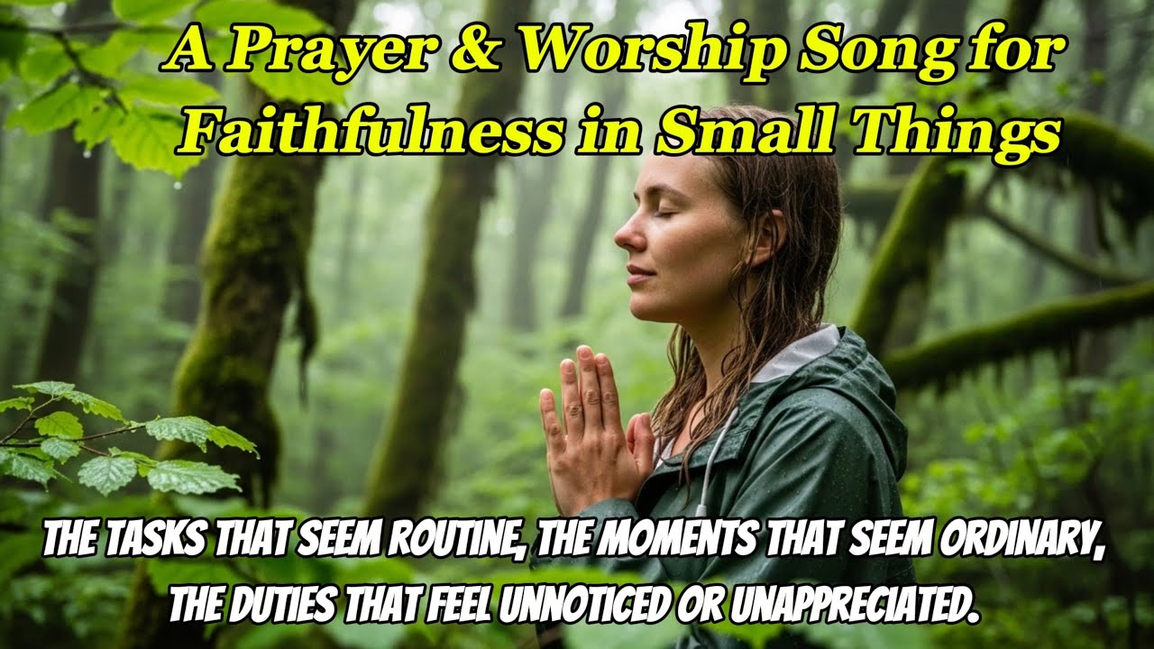A Prayer for Faithfulness in Small Things - #PH90-1, #Faithful in the Small