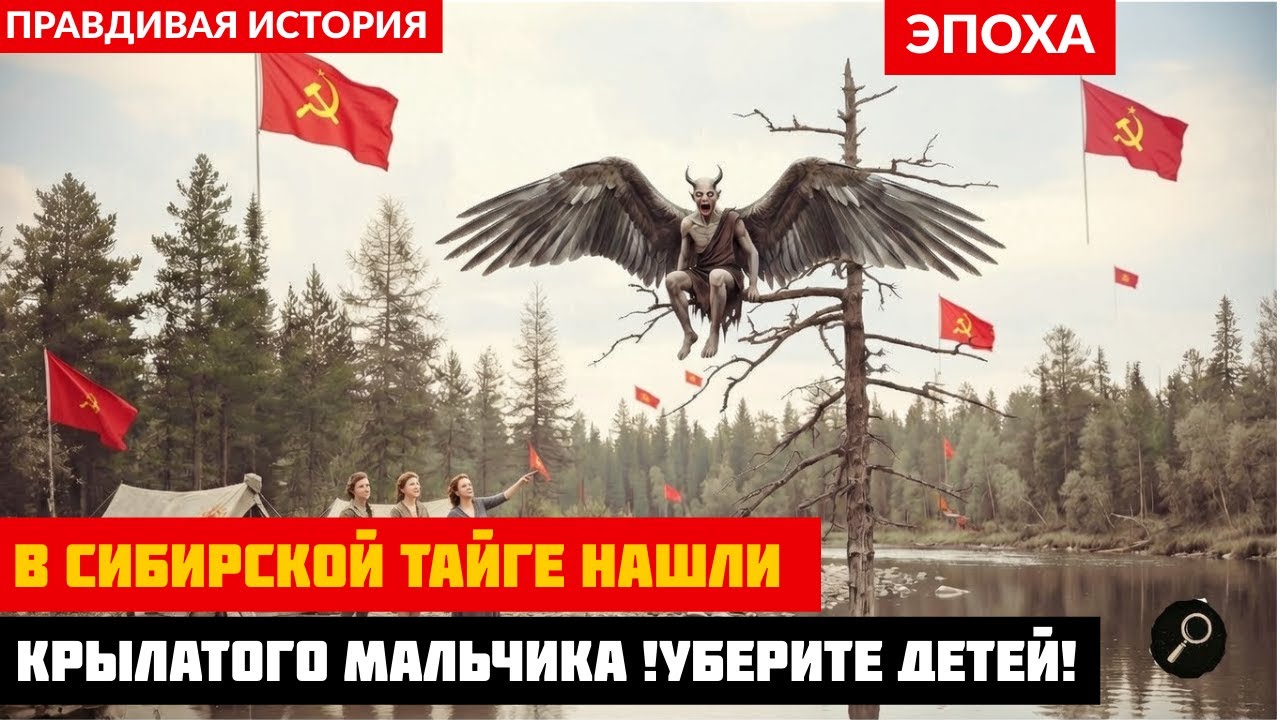 В СИБИРСКОЙ ТАЙГЕ НАШЛИ КРЫЛАТОГО МАЛЬЧИКА