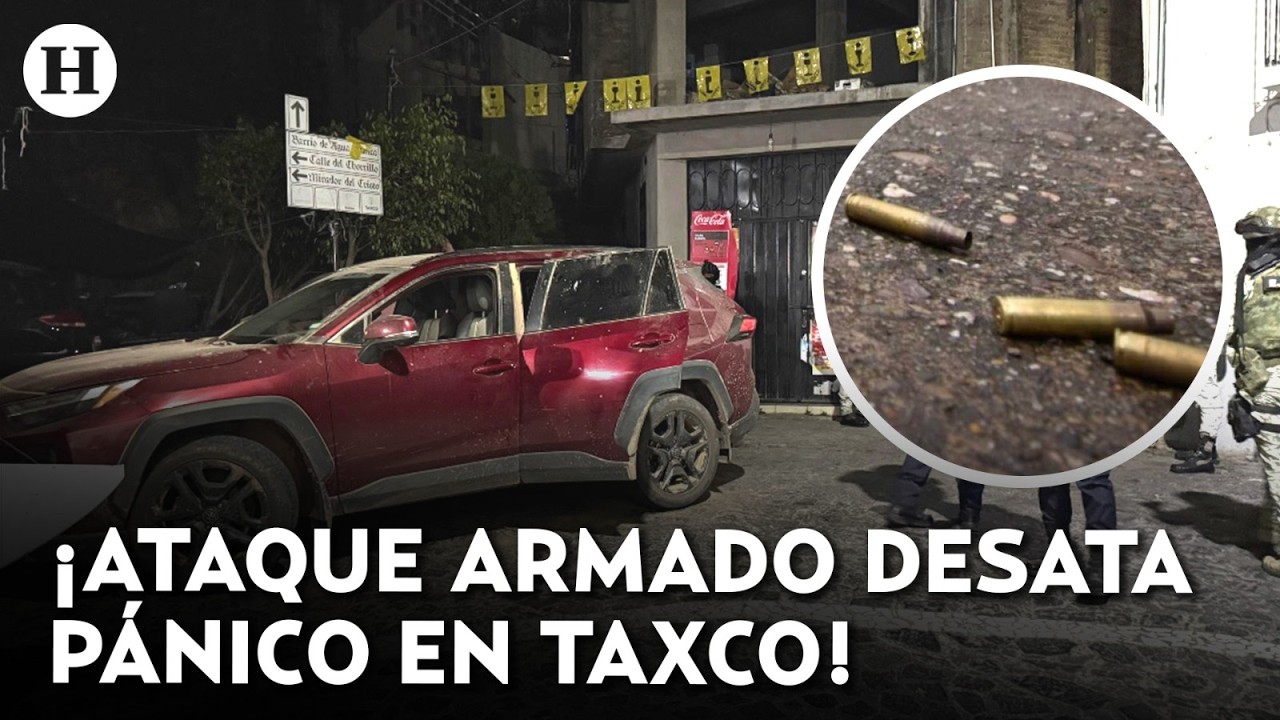 ¡Ciudad sitiada por el miedo! Violento enfrentamiento estremece y afecta al turismo en Taxco