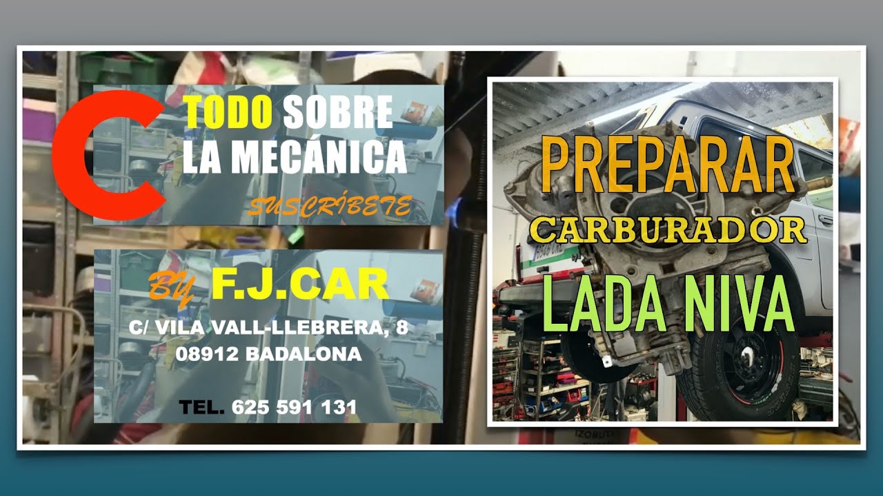 Preparar carburador Lada Niva. Paco, nos da una explicación magistral @carlosnivamania