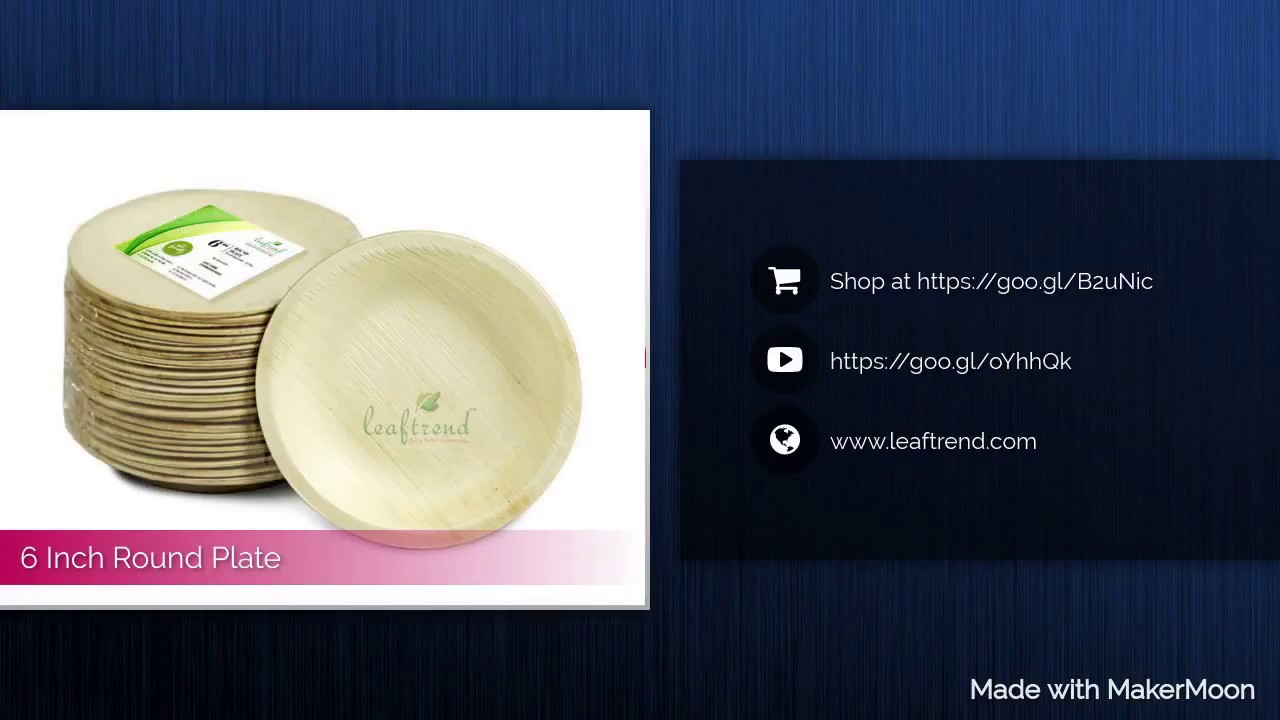 Palm Leaf Plates and Bowls || Eco-friendly Celebration