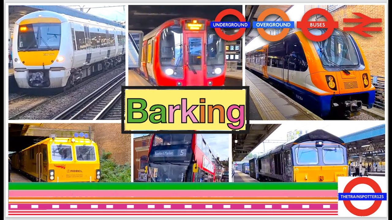 Trains and Buses at Barking Station [BKG] - LTSML (Aug-Sept 2021)