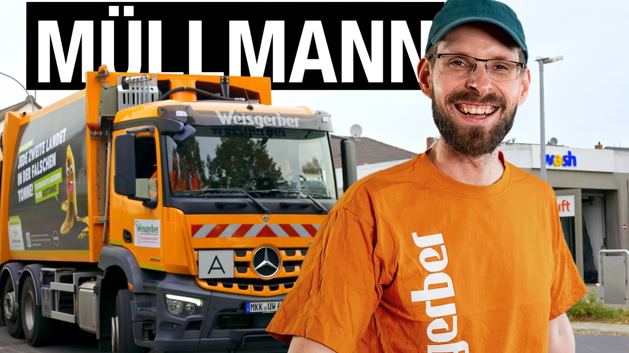 Einen Tag als Müllmann arbeiten | echte Drecksarbeit