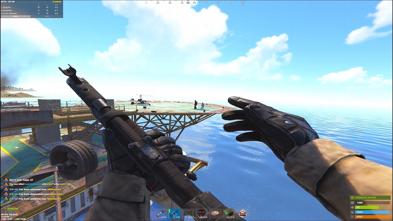 1v4ing a Toxic Clan on Large Oil