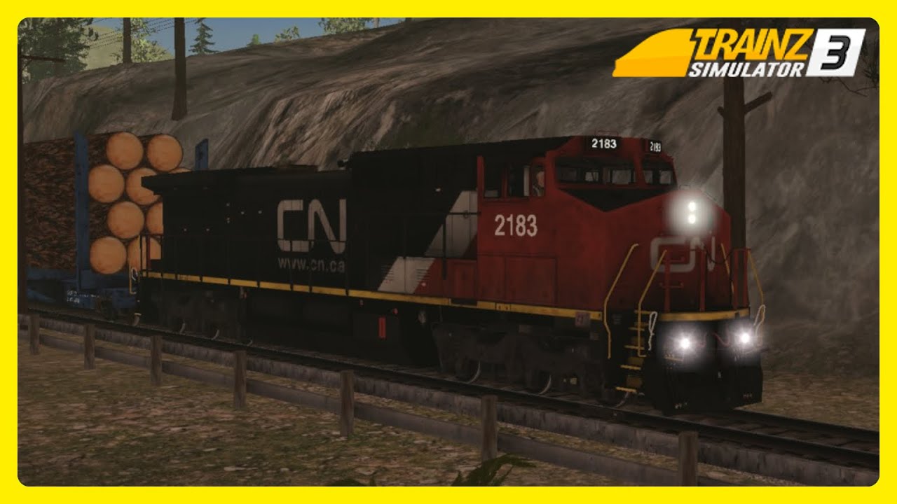 Logging with Canadian National! | Trainz Simulator 3 Badgers Pass