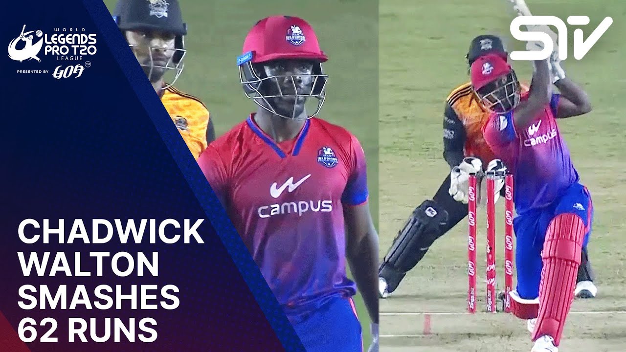Chadwick Walton Smashes 62 Runs | Delhi vs Pune | Match 5 | World Legends T20 Pro League | ZL1K