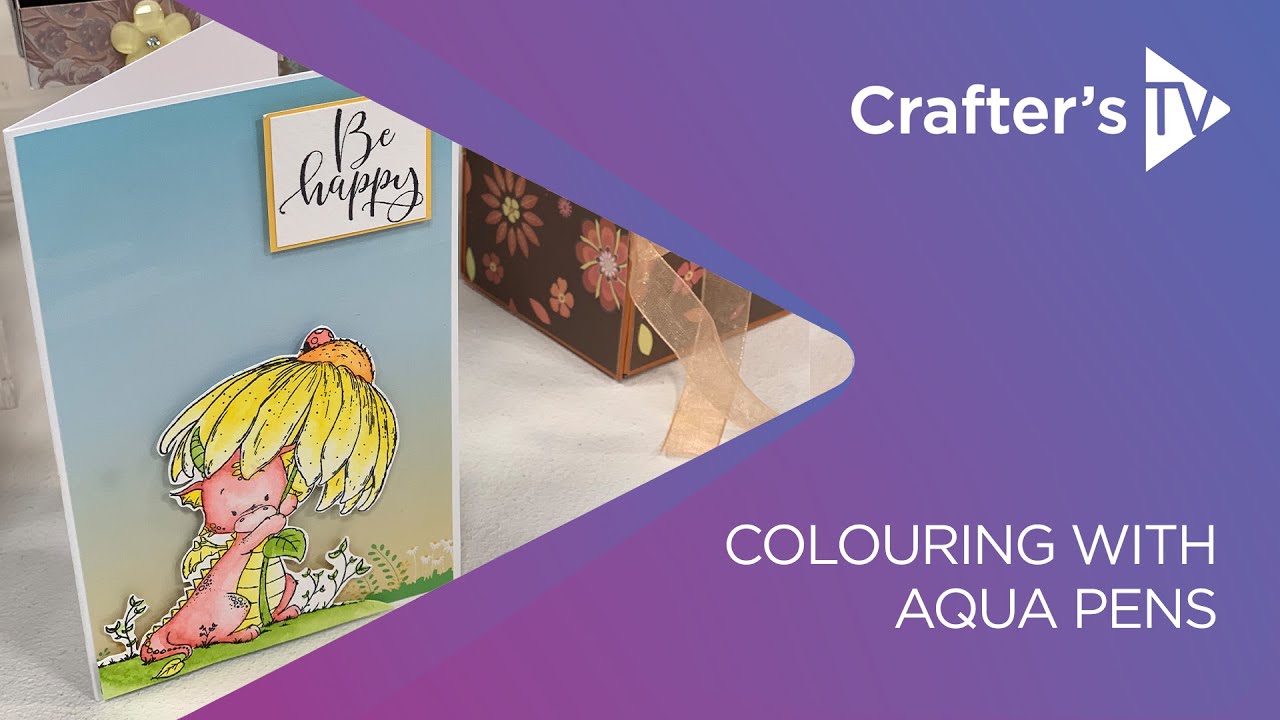 Colouring with Aqua Markers