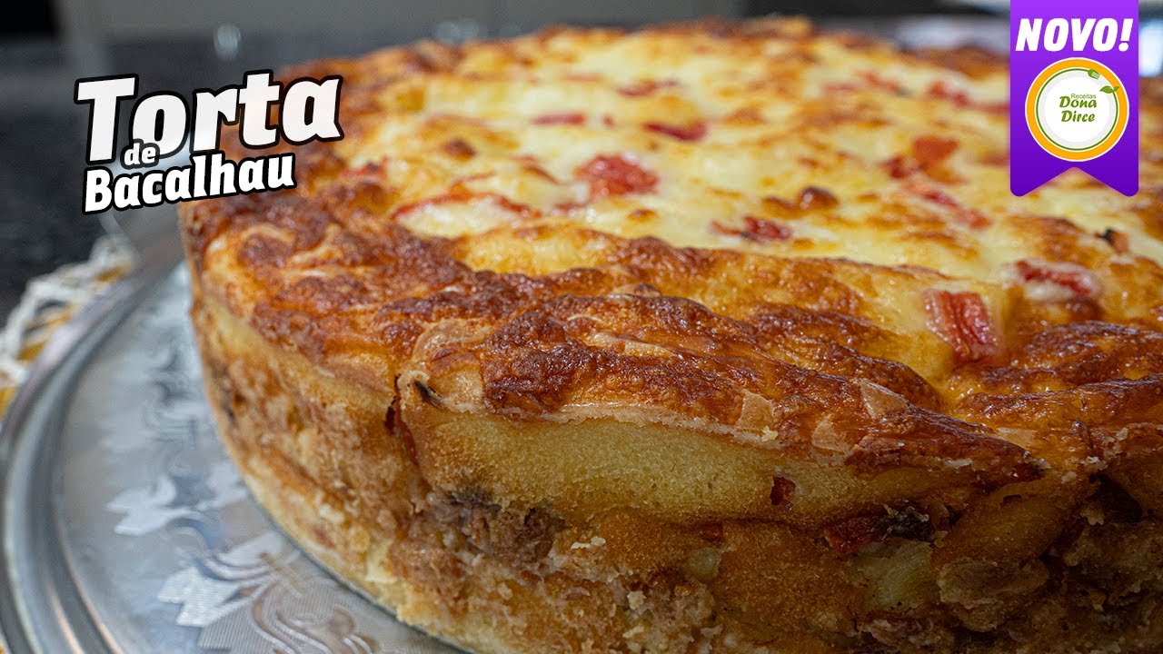 SEU NATAL FICA MAIS FÁCIL ASSIM! | TORTA DE BACALHAU | BOLO DE BACALHAU | BACALHAU DE NATAL #1062