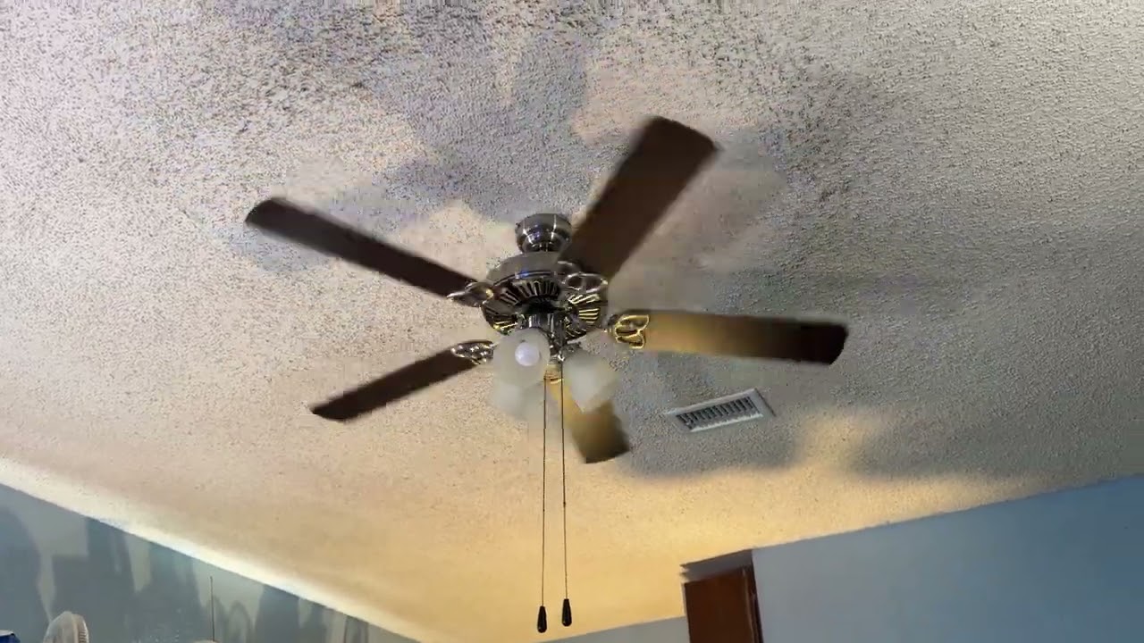 Fans running on a hot 🥵 day with central air on 