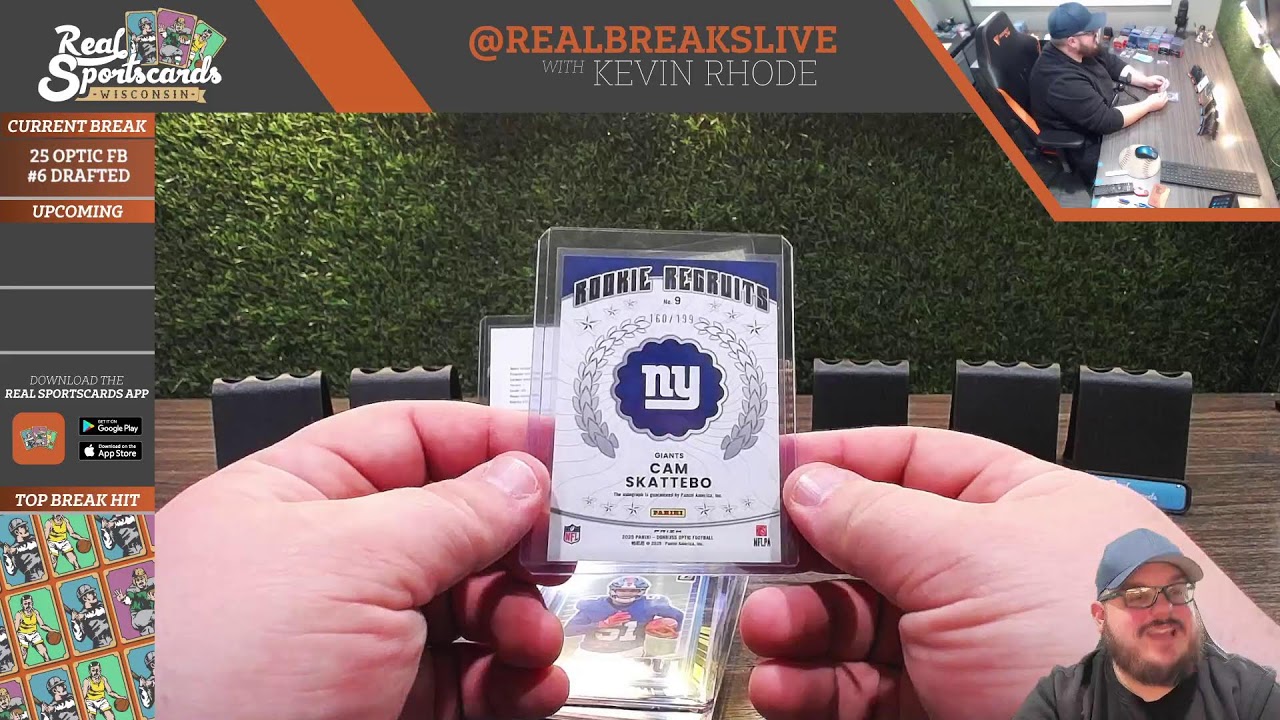 2025 Donruss Optic Football #6 DRAFTED Teams (1/27/26)